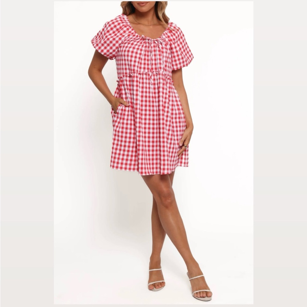 NWT Petal & Pup Dorothea Gingham Dress Size Medium